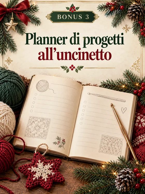Bonus 3 — Planner di progetti all'uncinetto